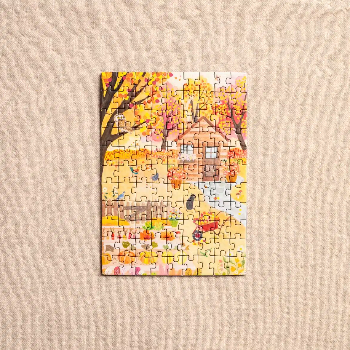 Trevell - Vente Puzzle – adulte - Mini puzzle Potager d’Automne – La Pauz – 99 pièces1