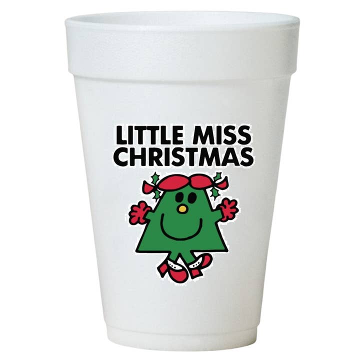 Preppy Mama - Wholesale Disposable Cup - Little Miss Christmas-Christmas Party Cups