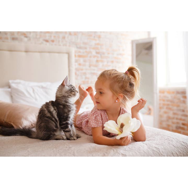 LIV & LENN – brincos - Crianças por atacado – Brincos infantis de unicórnio em prata 925, 13 mm, rosa, roxo e branco2