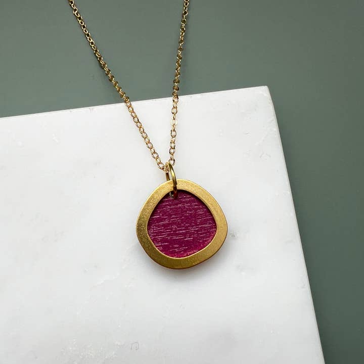 MicaPeet – Großhandel Kette mit Anhänger/Charm – Farbiger/goldener Kreisanhänger7