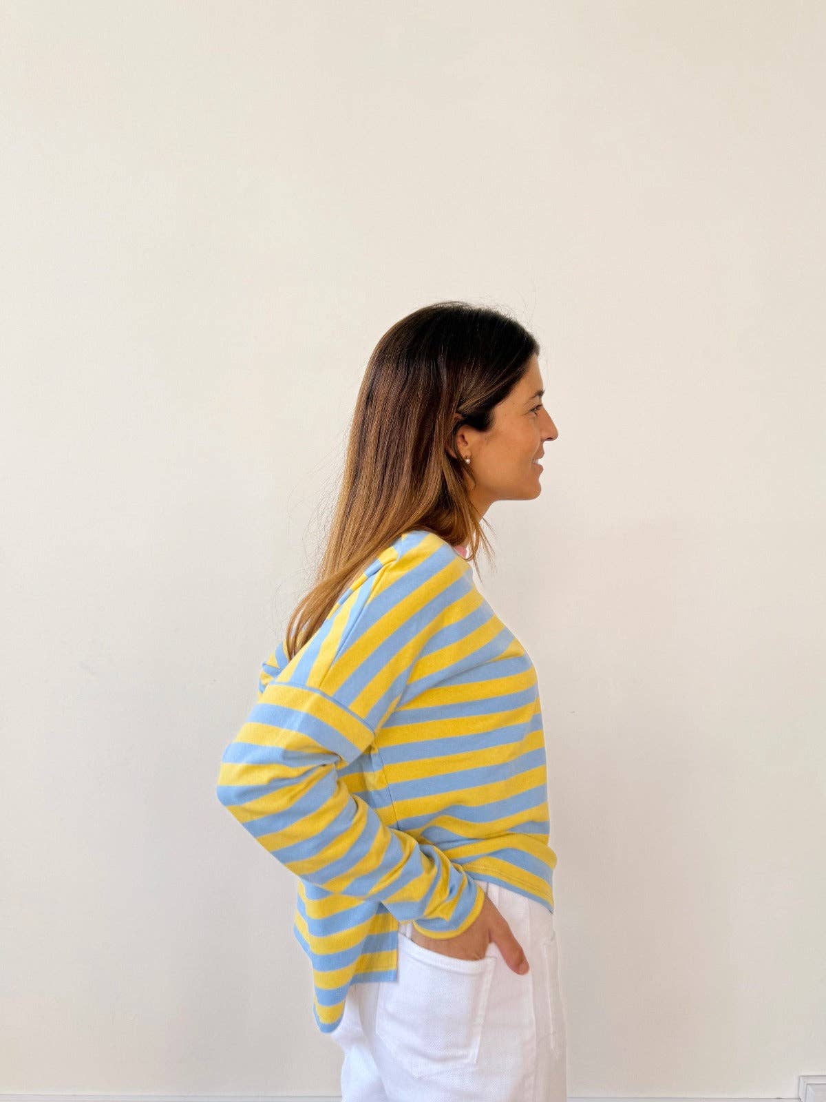 MindTraveler – T-shirt – Mulher por atacado – Camisola Núria Azul Céu5