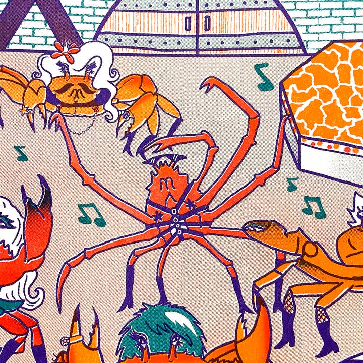 Tamiko Sidore Studio - Wholesale Art Print - THE DUNGEONess PARTY - Riso Print1