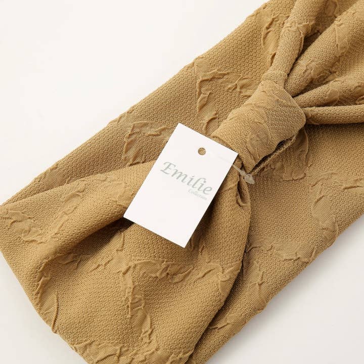 Emilie collection - Wholesale Fashion Headband - Women's - Khaki headband1