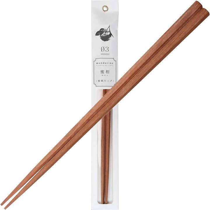 Tangerine Wood Natural Chopsticks for wholesale by Wholesale Chopsticks