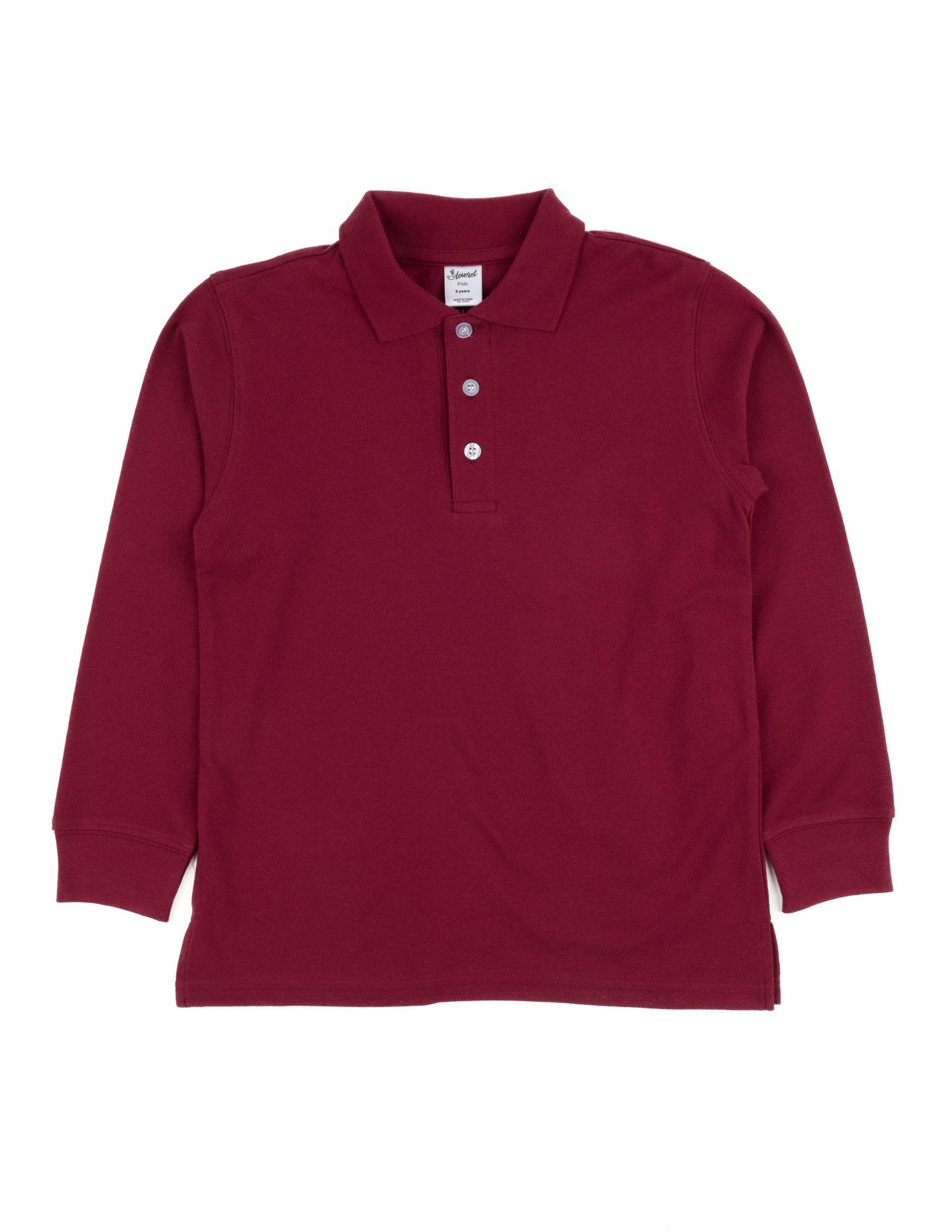 Leveret Pajamas – wholesale T-shirt – Kids – Kids Boys Long Sleeve Cotton Polo Shirt19