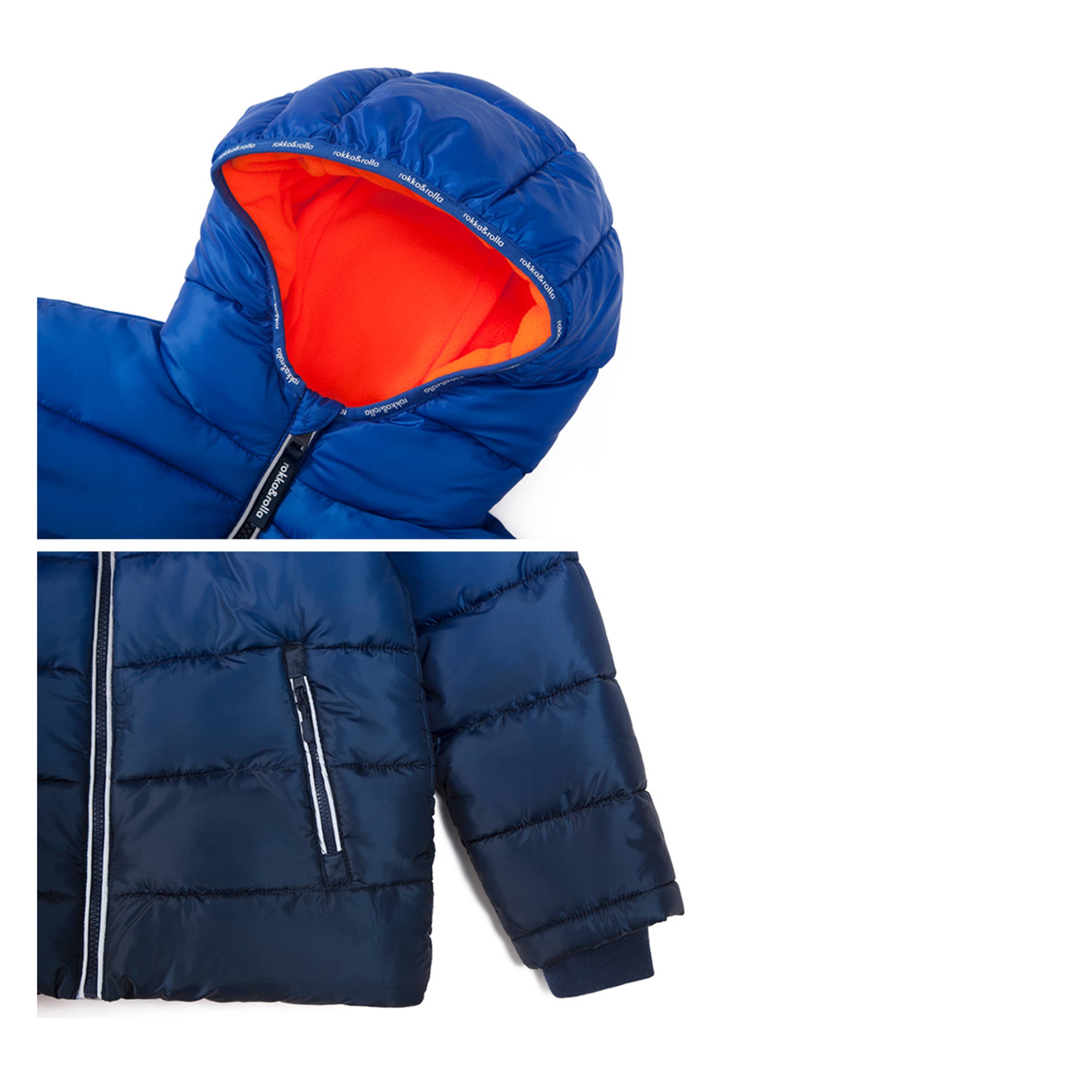 Rokka & Rolla - Wholesale Puffer Jacket - Kids - Boys' Heavy Winter Puffer Coat Bubble Jacket8