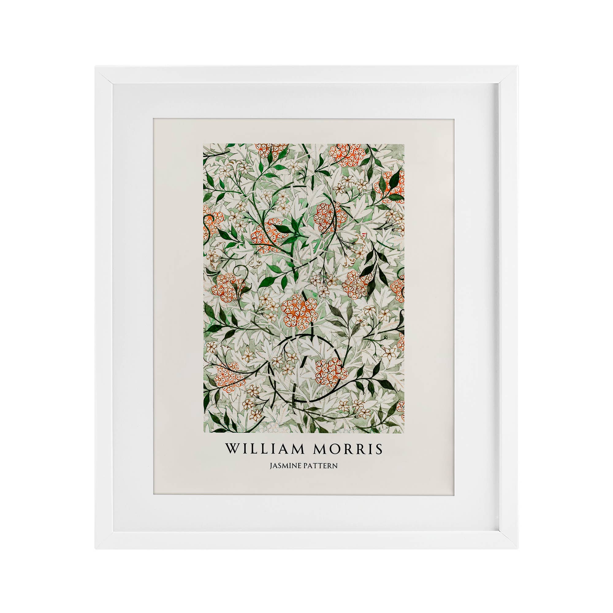 Stupell Industries - Wholesale Wall Sign - William Morris Jasmine Pattern - Print Under Glass Wall Art13