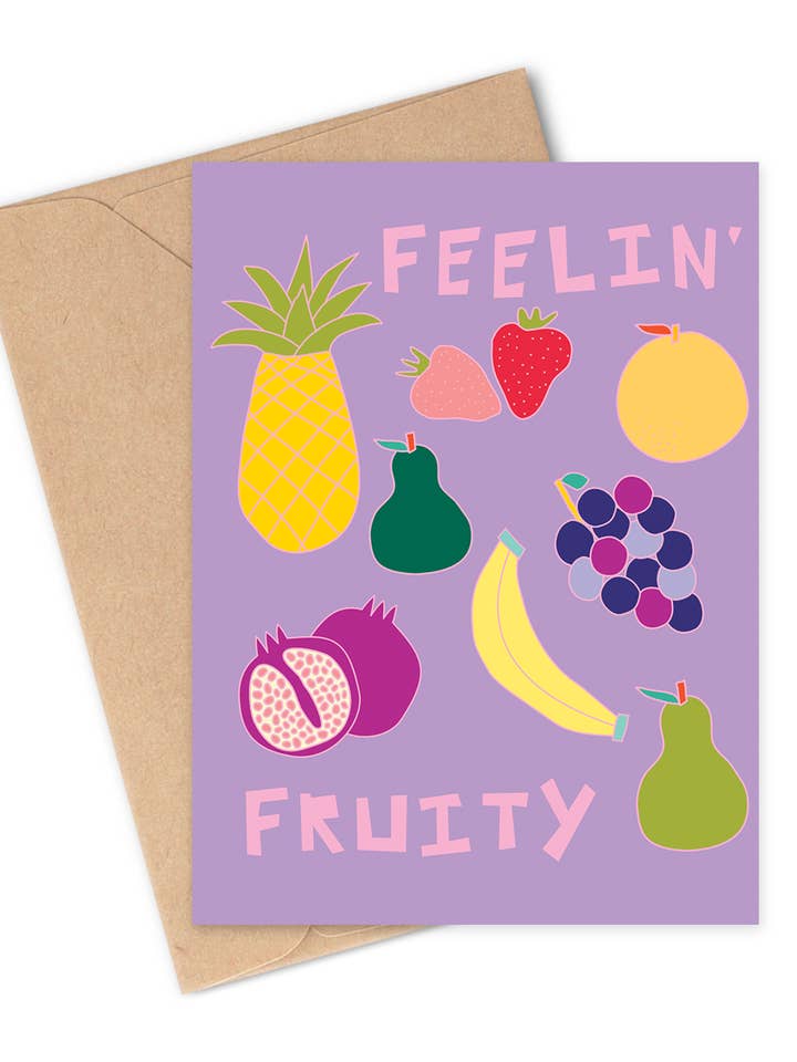 FØLER MIG FRUGTIGT Kort for engroshandel hos Two Brides Presents