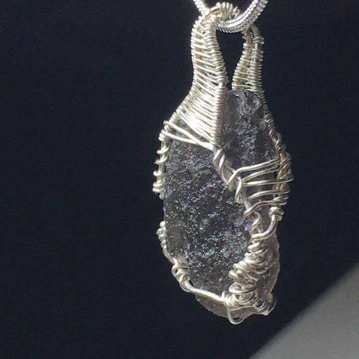Wildheart Crystals - Wholesale Pendant/Charm Necklace - Tektite Meteorite and Silver Pendant7