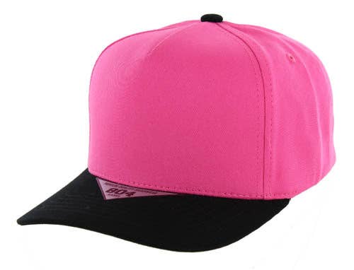 Zion Brand - Wholesale Baseball Cap - Unisex - BLANK COTTON 5 PANEL SNAPBACK BALL CAP32