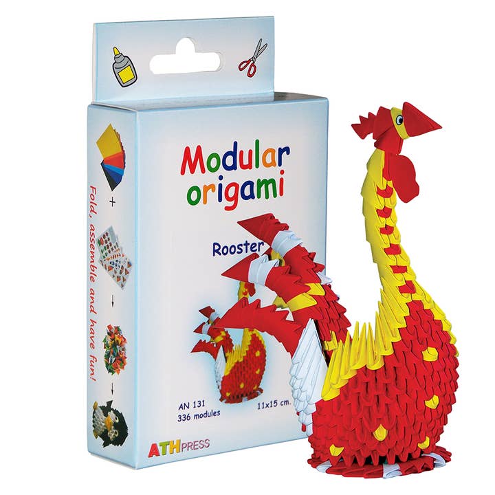 Kit Fai-da-te – Set Origami 3D di Pasqua | Gallo per la vendita all'ingrosso da parte di ATHobby Do It Yourself