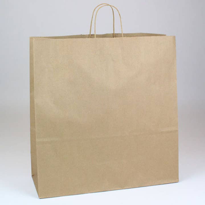 Innisbrook Wraps - Wholesale Gift Bag - 18 x 7 x 18.75 Wholesale Paper Bags - Brown Kraft (200)