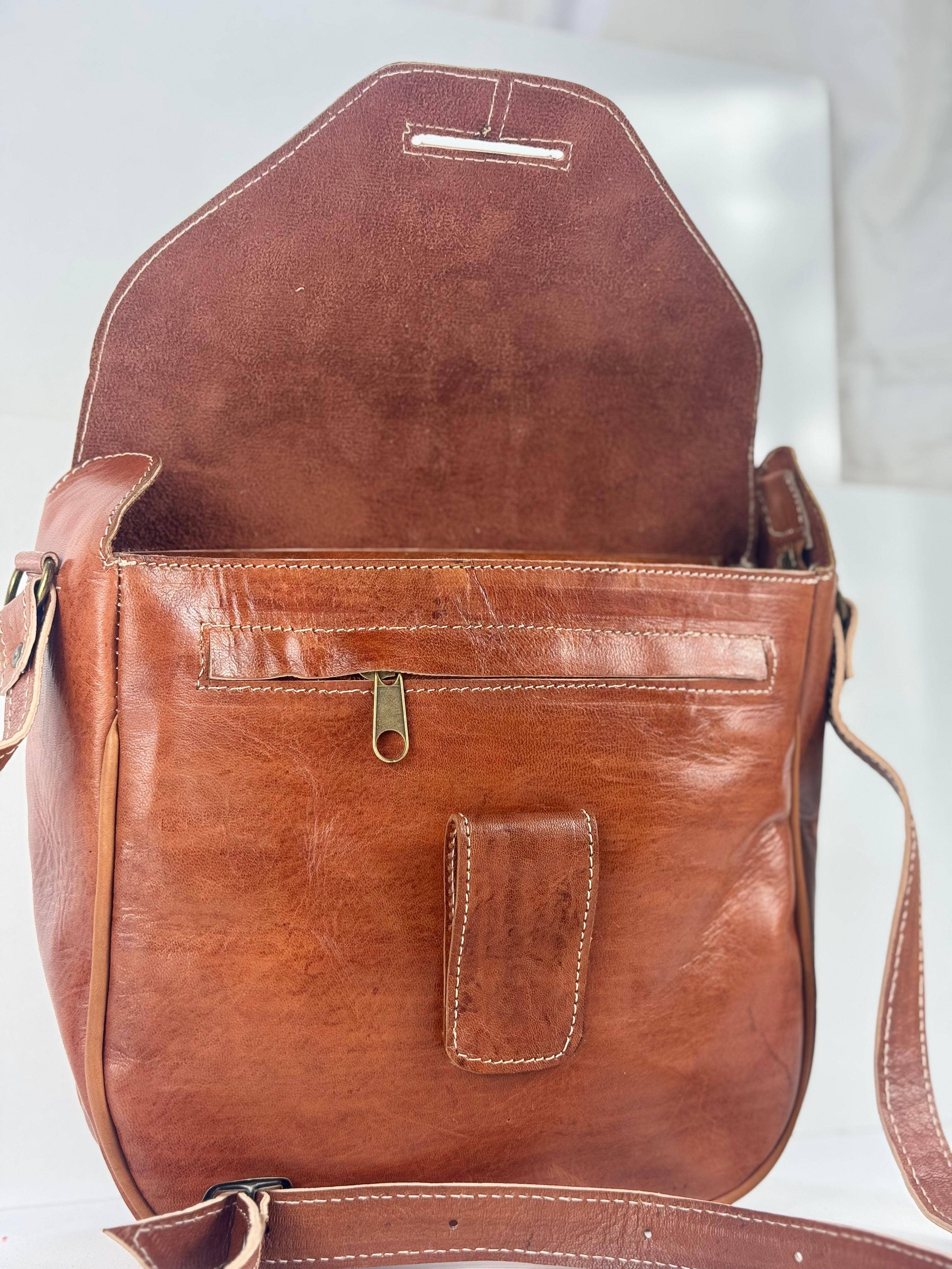 HandmadeBestSeller - Wholesale Crossbody Bag - Women's - Handcrafted Moroccan Leather Crossbody Bag22