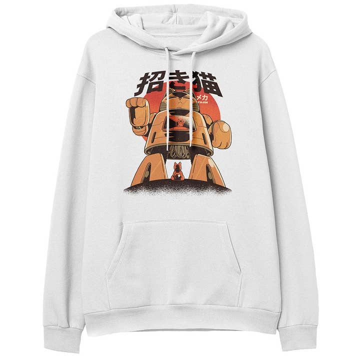Mecha Cat Premium Hoodie for wholesale by YUJIN CLOTHING