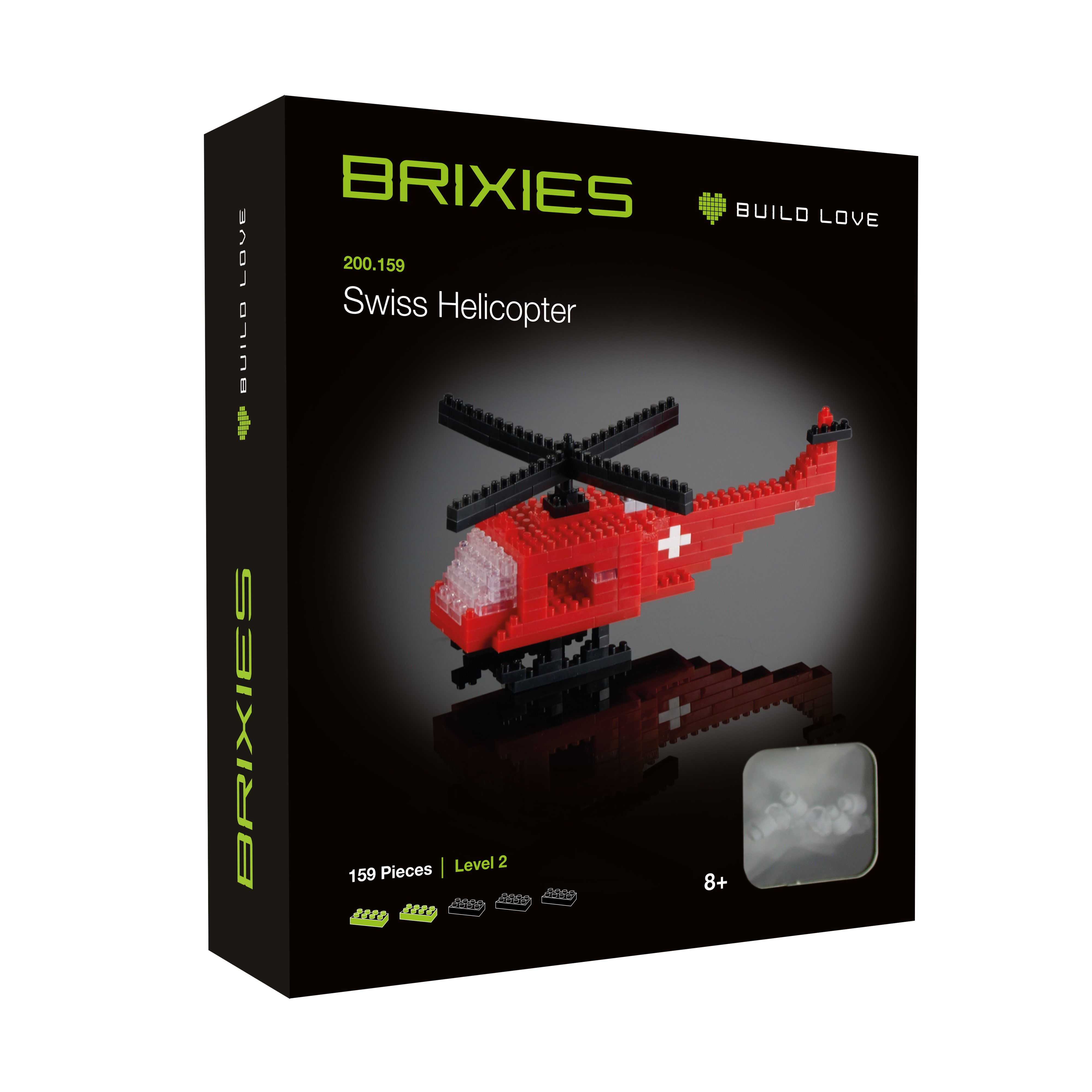 Brixies - Wholesale Building Set - Kids - BRIXIES Swiss helicopter2