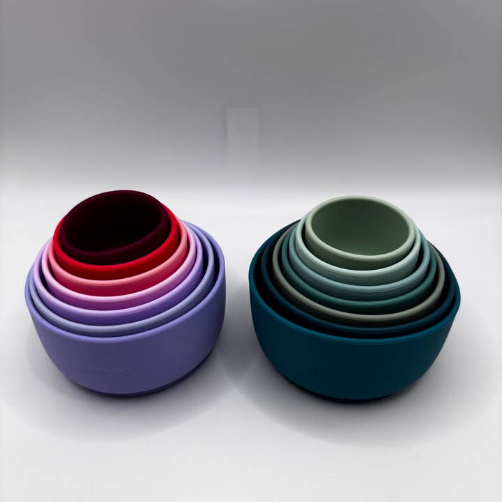 Milk Addict Under The Sea Silicone Stacking Cups for wholesale by Milk Addict