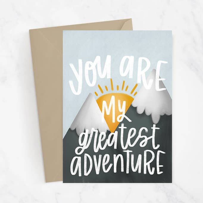 Greatest Adventure Card for wholesale by Lux + Trip