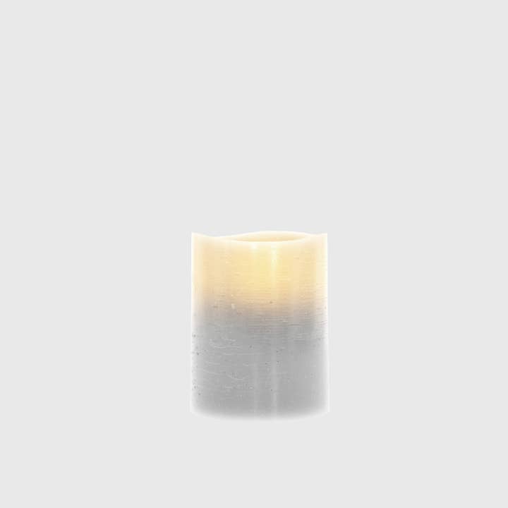 BrightWick Distressed LED Pillar-No Fragrance for wholesale by ARTEMIS
