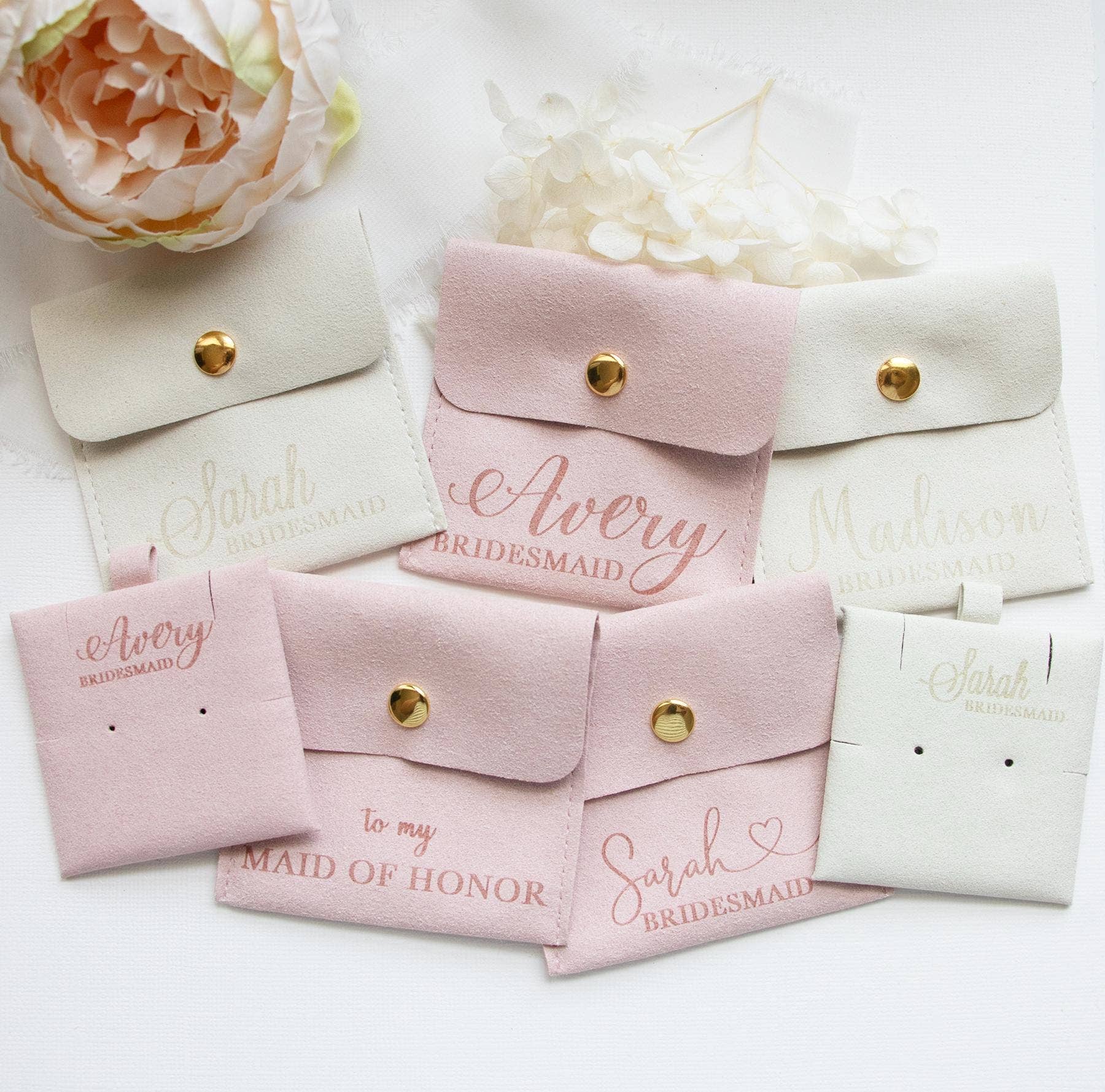 allureweddingjewelry - Wholesale Pouch - Women's - Custom Personalized Jewelry Card Insert and Pouch0