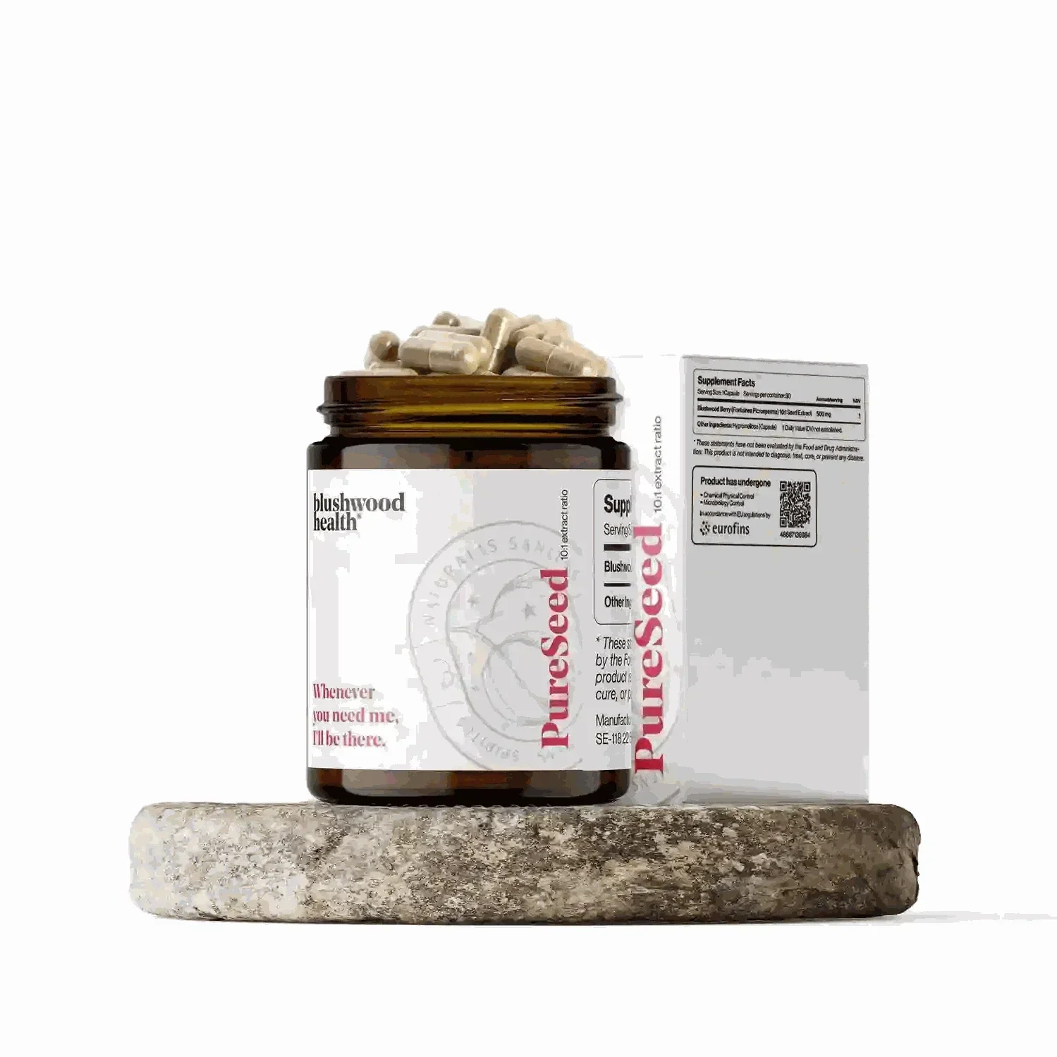 Blushwood Health - Wholesale Voedingssupplement/vitamine - Blushwood Health EBC-46 Capsules – 10:1 Hele-Zaad Botanisch Extract, Laboratorium Getest1