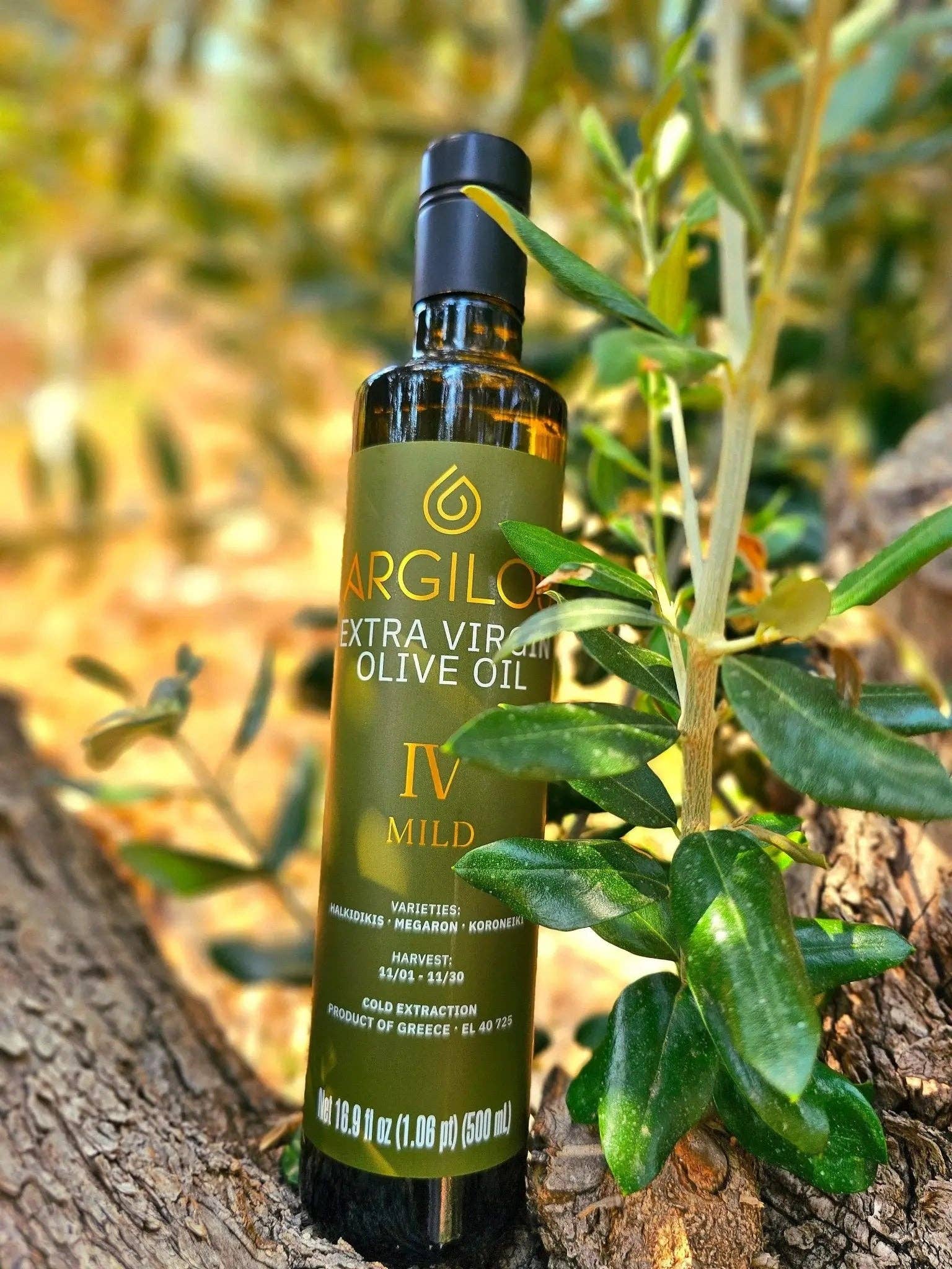 ARGILOS - Wholesale Olive Oil - ARGILOS IV MILD Greek Extra Virgin Olive Oil (500ml)9