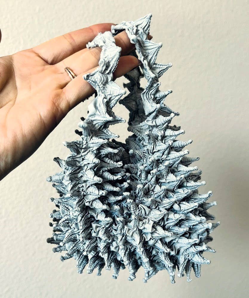 House of Shokunin - Venta al por mayor Bolsas de la compra - Bolsa japonesa Shibori expandible, extensible y lavable, bolsa para fiesta, reutilizable para compras, organizador y cartera mini22