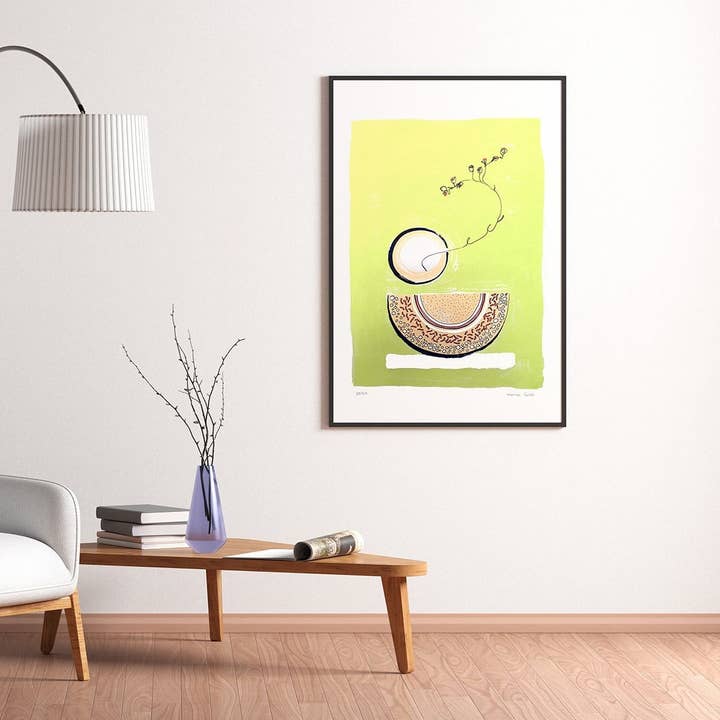 Impression de plante - Grande succulente 3 pour la vente par Twenty Birds