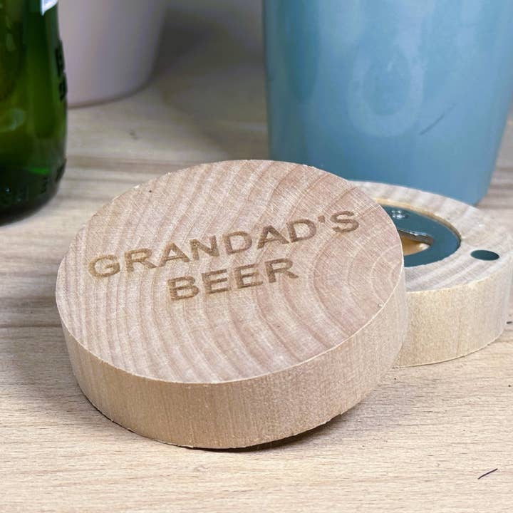 Aimant pour réfrigérateur/ouvre-bouteille - Grandad's beer pour la vente par Craftypups