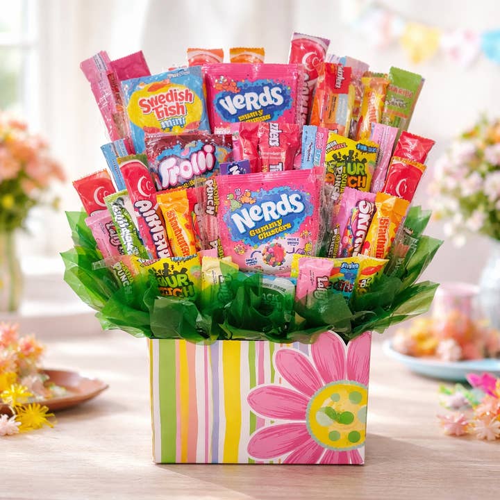 Chocolate Candy Bouquet - Citrus Garden box (Large-36 pc) for wholesale by So Sweet of You