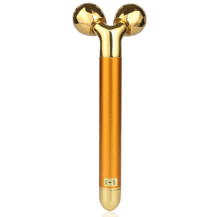 PALOMA BEAUTIES - Vente Appareil électrique pour soins de la peau - Appareil Massage Visage Golden Pulse 3d
