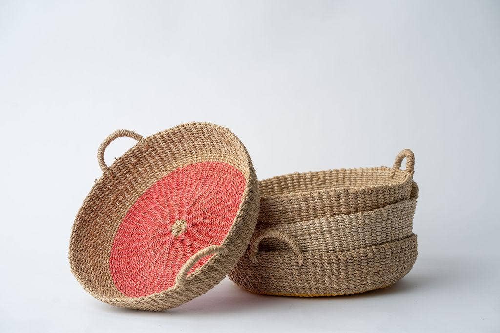 NEEPA HUT - Wholesale Decorative Tray - Iris Tray | Salmon Pink3