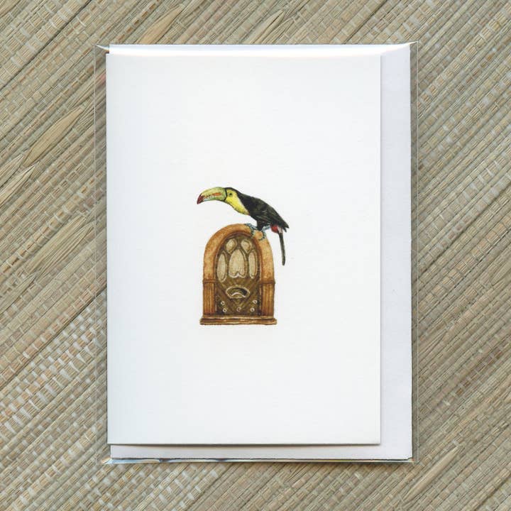 Carte de vœux « Wow, Toucan Really Dance » pour la vente par Paintings For Hummingbirds