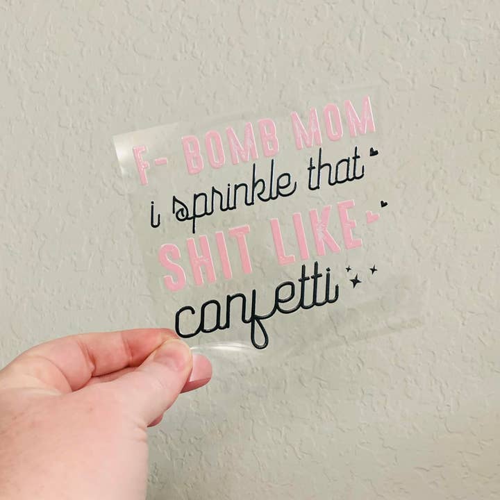 Oily Graphic Creations - Vente Transfert pour sublimation - Autocollant DTF F Mom-UV2