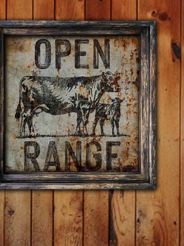 Open Range - 24" Vierkante Canvas voor wholesale door TroubleMaker Trading Company