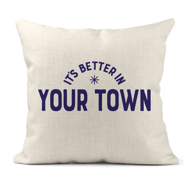 Cojín Cuadrado Personalizado de Ciudad, Es Mejor En, nombre personalizado para venta al por mayor de Rock Scissor Paper