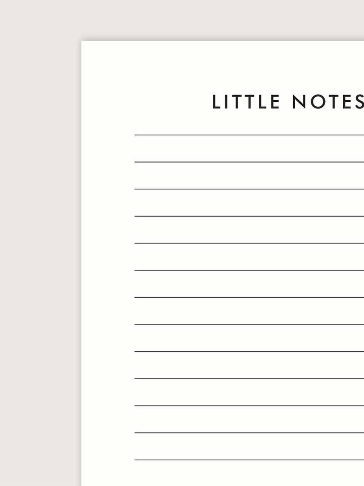 Notepad - "Little Notes" for wholesale by LØTTEBOM