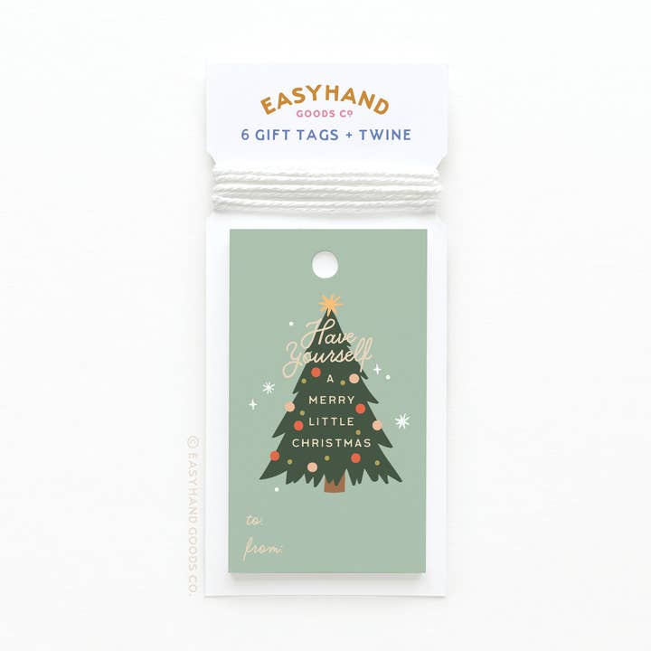 Have Yourself a Merry Little Christmas Gift Tags for wholesale by Easyhand Goods – formerly Onderkast