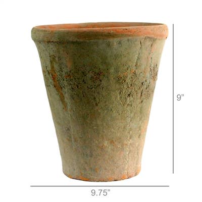 HomArt - Wholesale Plant Pot - Rustic Terra Cotta Rose Pot - Grande - Antique Red