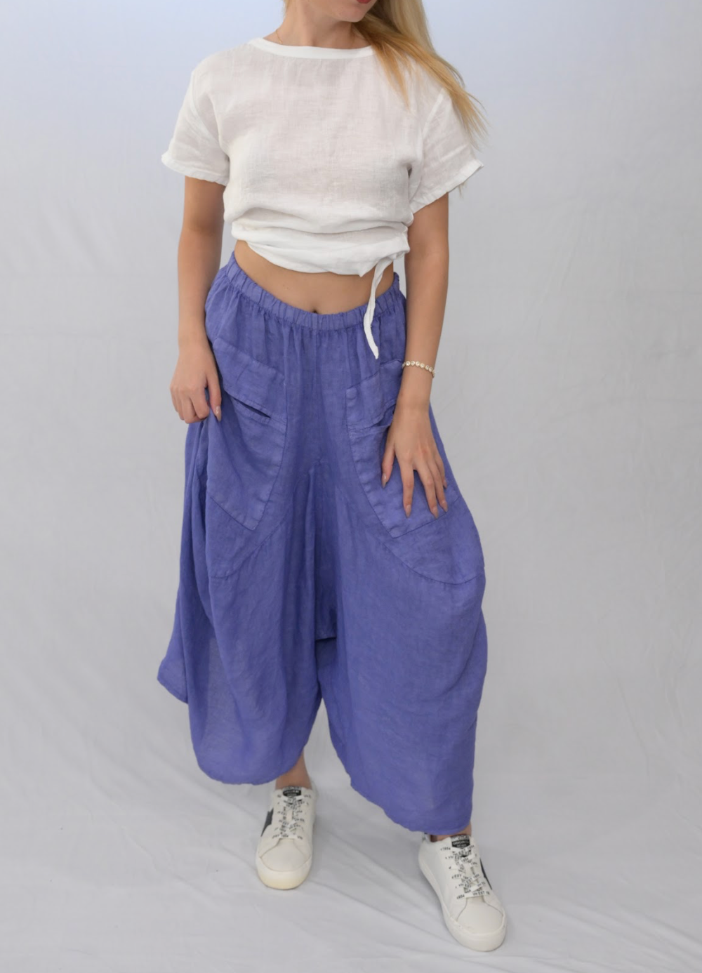 Merci Marie - Wholesale Pants - Women's - Linen Parachute Pants40