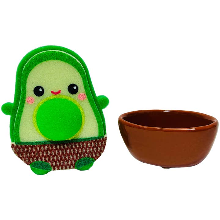 Streamline – Suporte de esponja por atacado – Esponjas Com Calcinha - Albert Avocado2