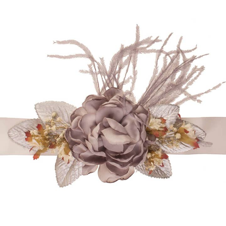 Vizenza Grauer Gürtel für den Großhandel von Flormoda