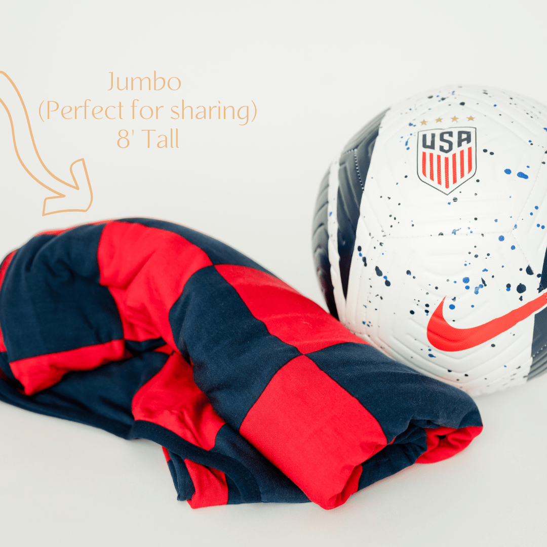 Pipermoon - Wholesale Throw Blanket - Red & Navy Adult Swaddle Blanket7