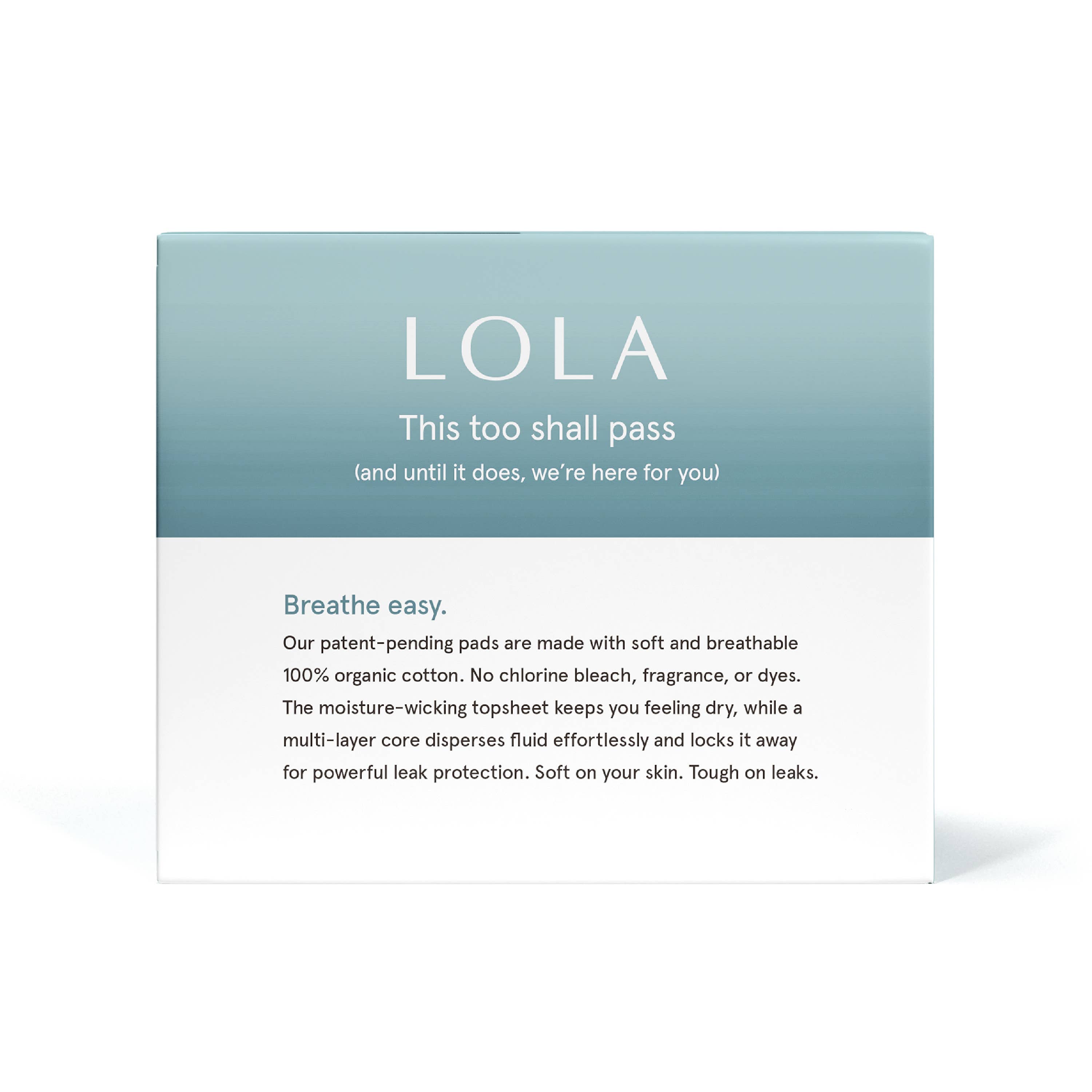 LOLA - Vente Protections menstruelles/serviettes hygiéniques - Coussinets ultra fins 20 ct avec ailes, standard6