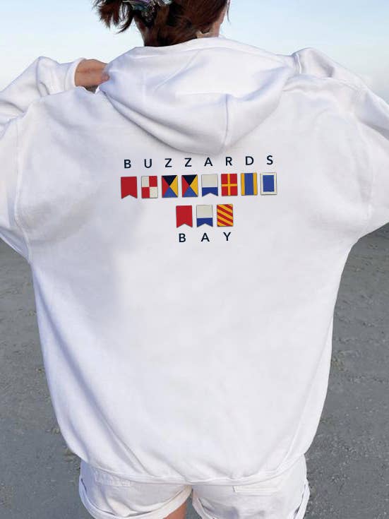 Maritime Tribes LLC – Engroshandel Hoodie – Unisex – Hættetrøjer (Unisex) - Nautical Signal Flags (Stav det i flag) 2