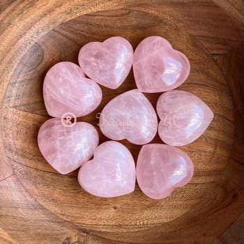 Crystal Heart-30mm Heart Gemstone-rose Quartz Heart-pocket Stone-carved  Gemstone-heart Healing Stone-heart Shaped Stone-love Stone-natural 