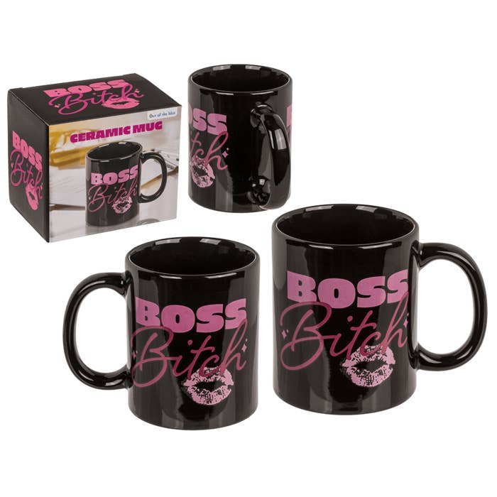 Out of the blue KG - Wholesale Coffee Mug - Mug, Boss Bitch, Stoneware,