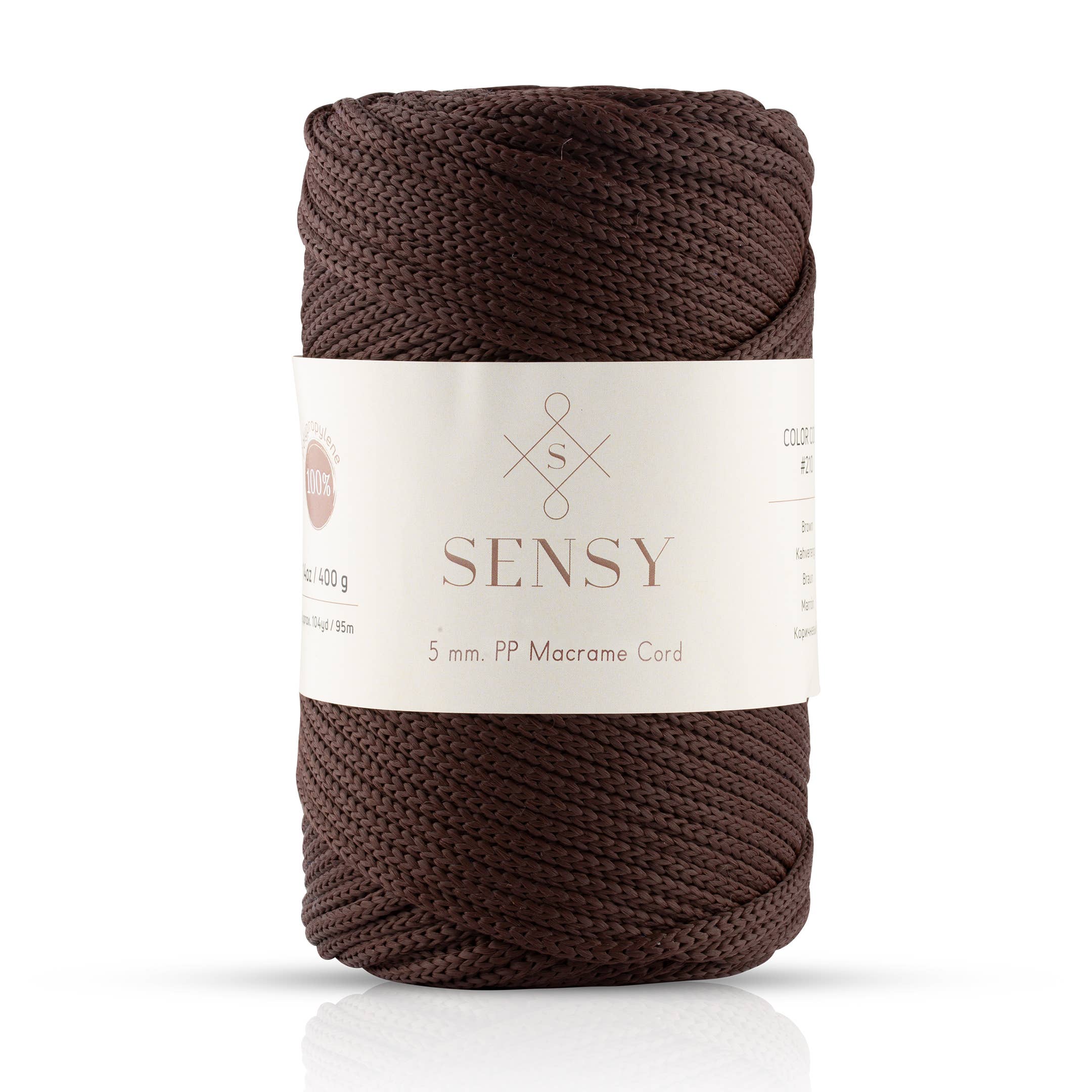 Sensy - Wholesale Yarn - Sensy Premium 5mm - 104 yards 100% Polyester Macrame Yarn28