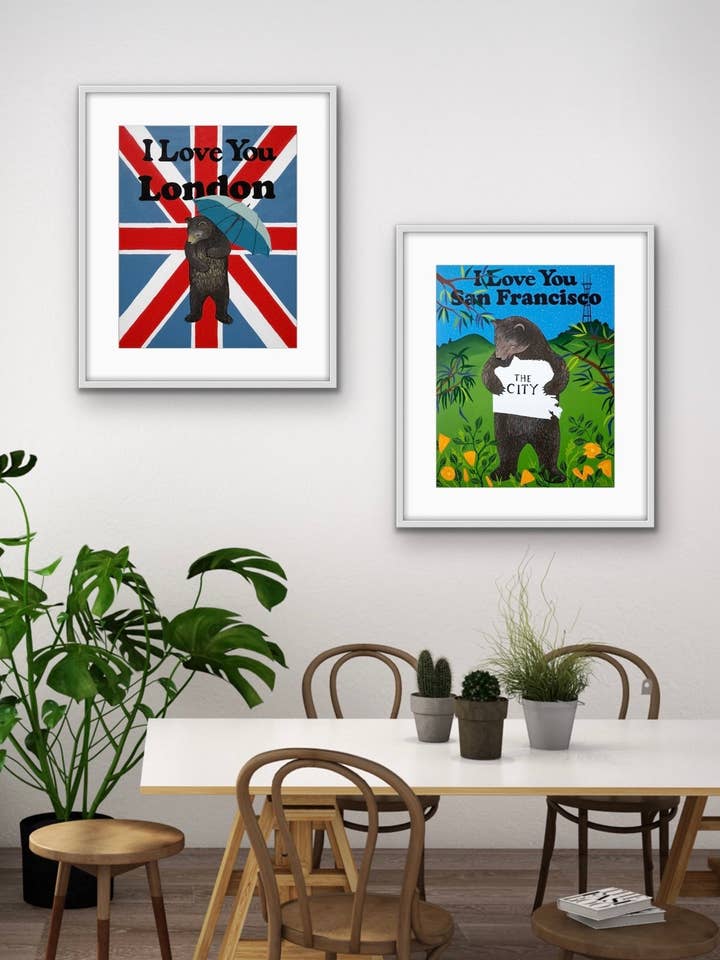 "Impressão 'Amo-te São Francisco'" por atacado de 3 Fish Studios