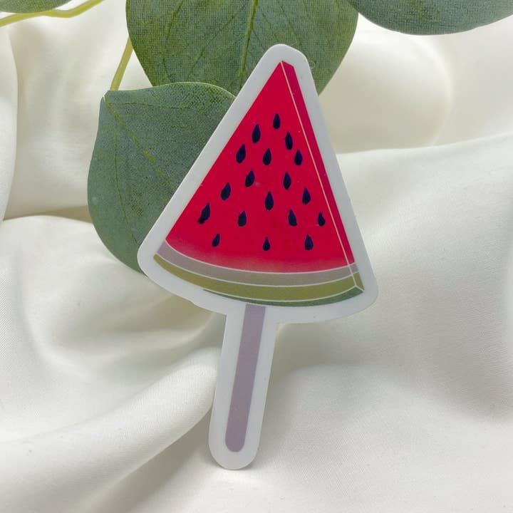 Watermelon Popsicle Sticker for wholesale by Yellow Tang Shop