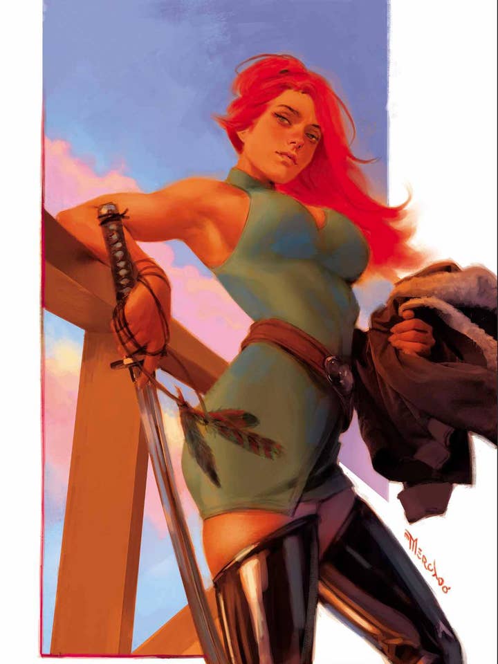 Muffy The Pimp Slayer #1 Miguel Mercado Exclusive RED HAIR LMTD 20 Virgin Var 2025 for wholesale by Unknown Comics